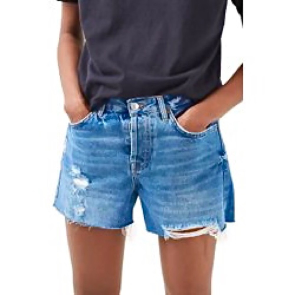 TOPSHOP Moto Jean Shorts
